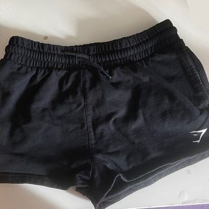 Gymshark black training sweat shorts